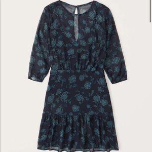 Abercrombie High-Neck Ruffle Dress